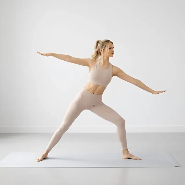 üçgen pozu (trikonasana) — starting position