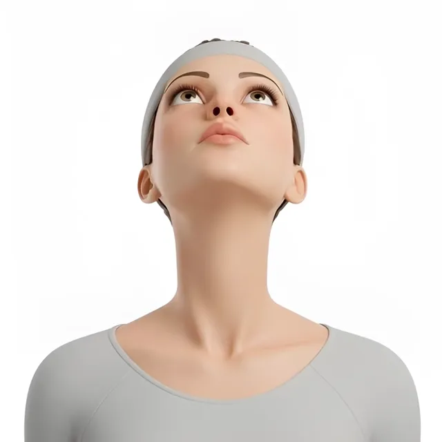 neck lift — starting position