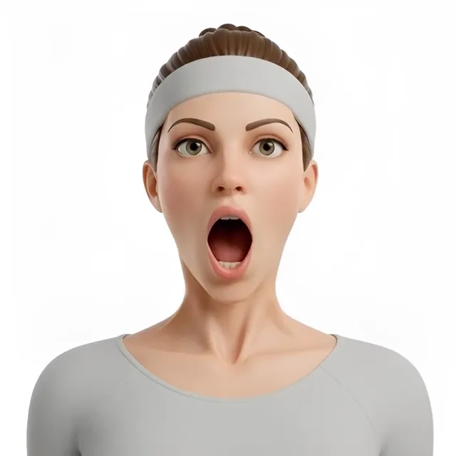 platysma lift — starting position