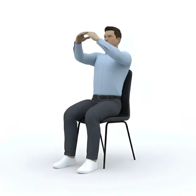 oturarak dinamik esneme — starting position