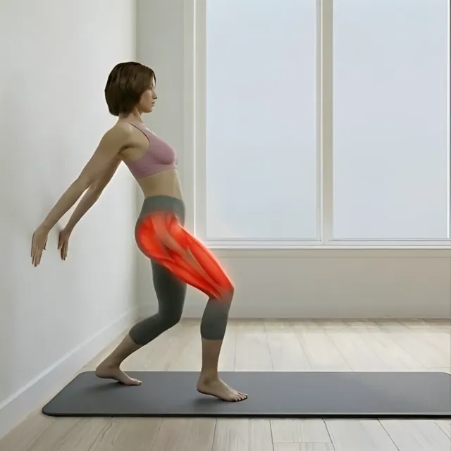 duvar destekli öne adım atma (lunge) versiyon 1 — starting position