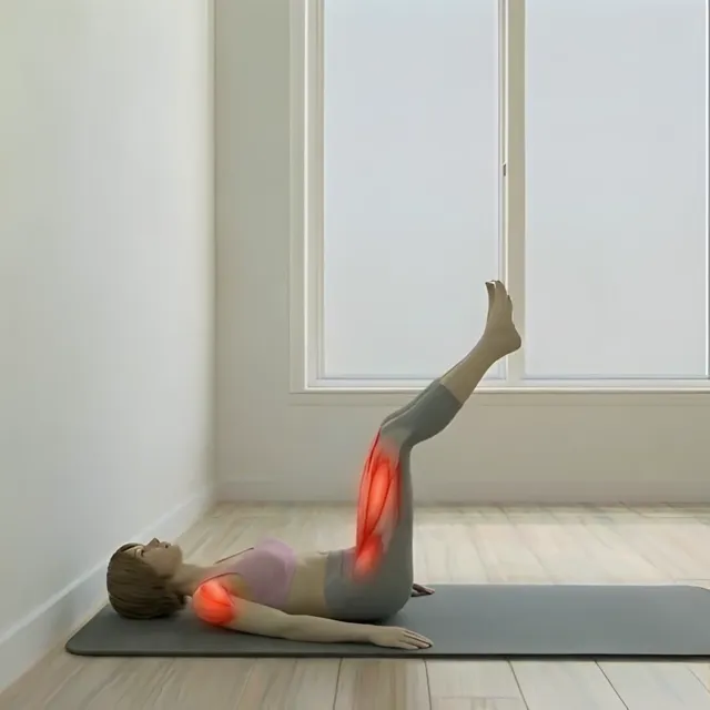 wall reverse crunch — starting position