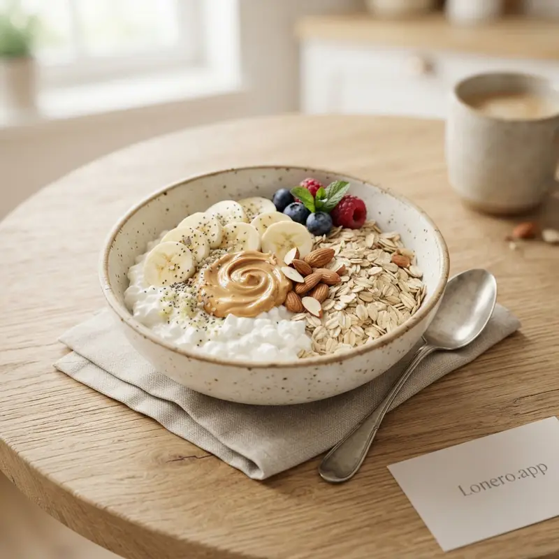 Cottage Cheese and Oats Protein Bowl