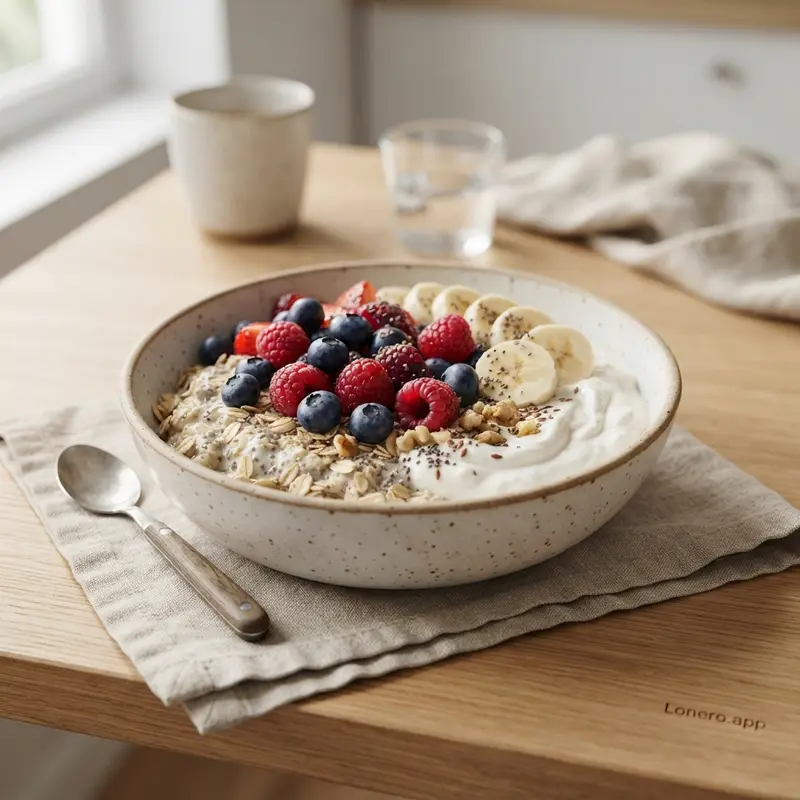 Greek Yogurt and Berry Protein Bowl